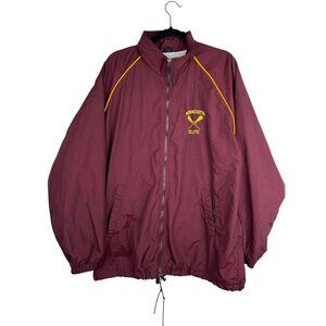 VTG Minnesota Elite Lacrosse Maroon/Yellow Windbreaker Jacket XL Boathouse Sport